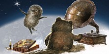 Новогодняя сказка для ёжика с оркестром